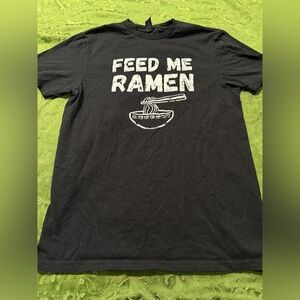 NEW Feed Me Ramen Black T 🖤 Size M